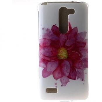 case cover para LG L Bello D335 D331 D337,Crisant flor rosa Diseño Protección suave TPU Gel silicona Teléfono Celular Back funda Carcasa para LG L Bello D335 D331 D337