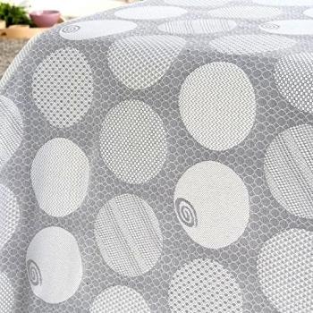 Es-Tela Gijon - Colcha/cubrecama foulard con tejido jacquard, para cama de 150/160 cm, 250 x 280 cm, color gris
