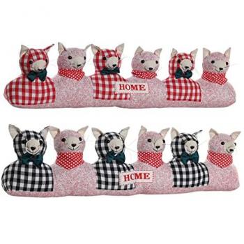DKD Home Decor - Sujetador de puerta Arena 79 x 10 x 20 cm (2 Unidades)