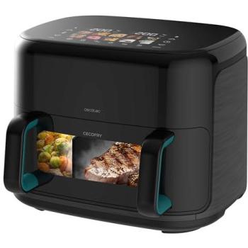 Freidora de Aire Cecotec Cecofry&Grill Smokin'Prime 11000 - 11L, 2800W, Grill, Doble Cesta, Ahumador Integrado