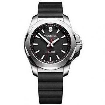 Victorinox INOX Reloj para Mujer Analógico de Cuarzo Suizo con Brazalete de Goma V241768