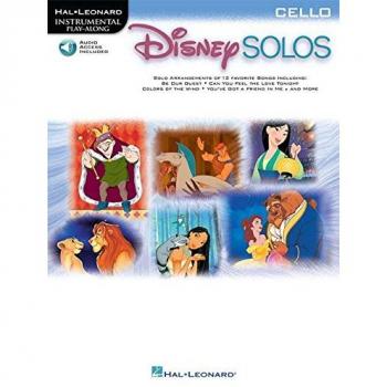 Disney Solos Cello Vlc Book Audio Online
