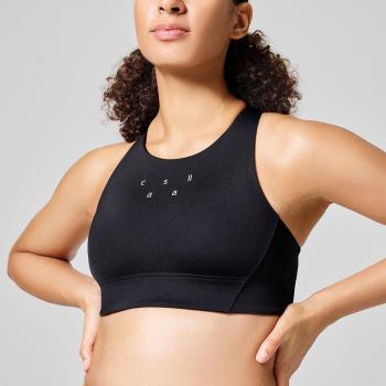 Top de mujer Iconic Longline Sports Casall en color negro, talla L