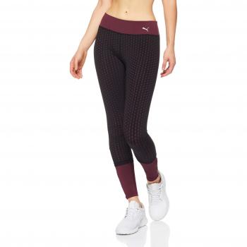 Puma Luxe Mesh Tight Pants, Mujer, Fig/Black, M