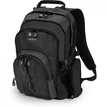 Dicota D31008 Mochila Poliéster Negro - Mochila para portátiles y netbooks