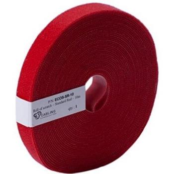 Patchsee ECOS-SR-10 - Eco-cero, velcro, 10 m de largo, 19 mm de ancho, de color rojo