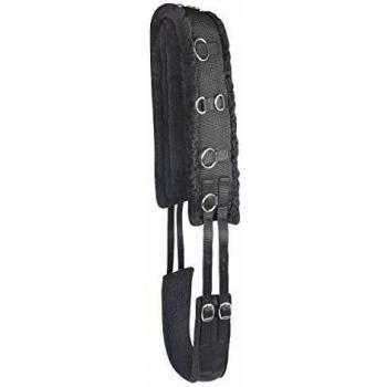Cinturón de Longitud con Forro de Teddy Fleece para Pony - Negro
