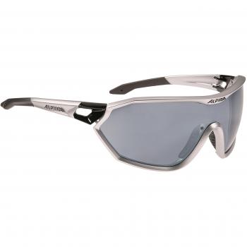 Alpina S de Way cm Exteriores de gafas, unisex, color Silver Matt-Black, tamaño talla única