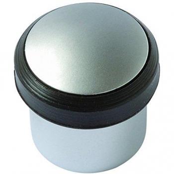 Tope de Puerta Metálico Brinox B90150F con Tornillo Invisible, Dimensiones 2.6 x 2.2 x 2.2 cm, Color Cromado Mate