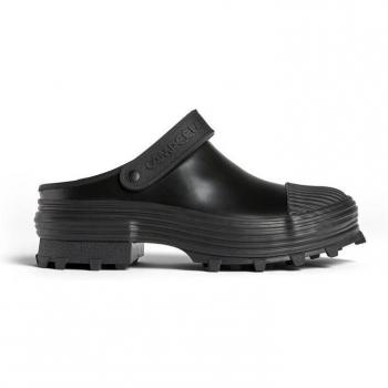 Camperlab Women's Black Leather Flat Sandals Size 39