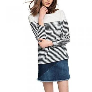 ESPRIT gestreift-Camiseta de manga larga  Mujer    Mehrfarbig