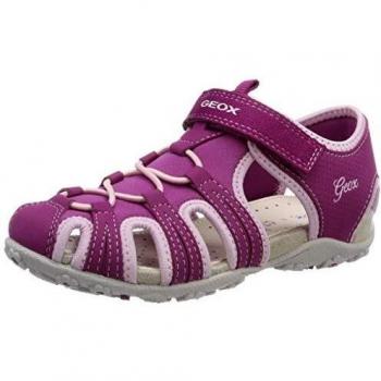 Geox Jr Roxanne B, Girl's Closed Toe Sandals, Pink