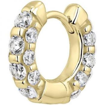 Piercing aro Earcandy Famara de Plata 925 con baño de oro 18k