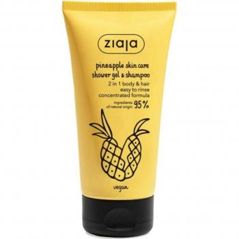 Gel de ducha y champú 2 en 1 con cafeína - Piña