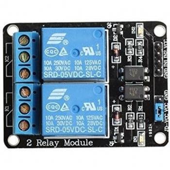 Hrph 2 canales Tarjeta de Expansión Módulo de relé Optoacoplador solo chip de control Nuevo