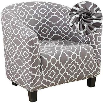 HIFUAR Funda de Sillón Chesterfield Impresas,Fundas de Sofá Elásticas de 1 Plaza Lavable Antideslizantes,Modernas Cubiertas Protector para Butaca,Sofá,Chester 1 Plaza