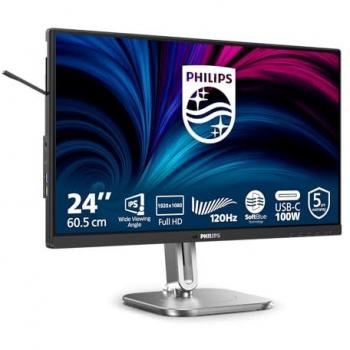 Monitor Philips 23.8 Full HD 120Hz IPS USB-C con Altavoces y VESA 24B2U4301/00