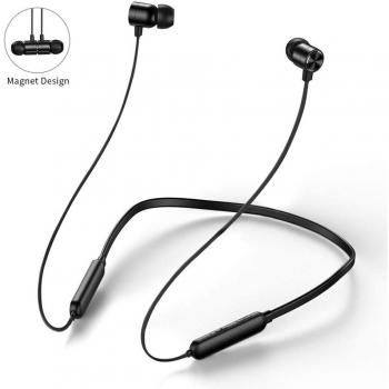 Hotott Auriculares Bluetooth Deportivos, Inalámbricos Auriculares Magnéticos Bluetooth 5.0 In-Ear de Inalámbricos Deportes Auriculares Neckband para iOS Android Móviles Smartphones PC