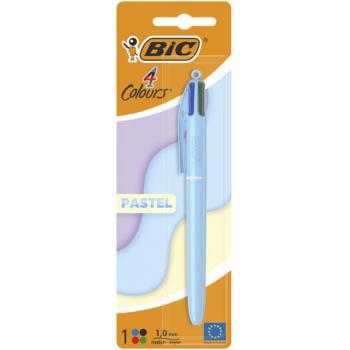 Bolígrafo 4 Colores Pastel BIC 1 unidad