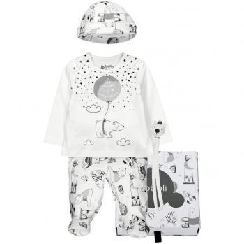 Bóboli 144133, Conjunto De Ropa para Bebé-Niños, Blanco