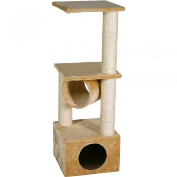 Árbol Rascador para Gatos Beige Baretti 35x35x103 cm