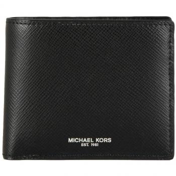 Michael Kors Billfold W Coin Pocket 39F5LHRF3L_Black 001 - Monedero, Color Negro