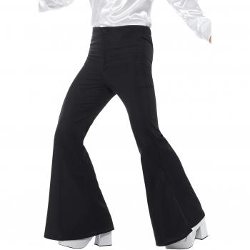 Pantalones de Campana Negros para Hombre - Talla XL