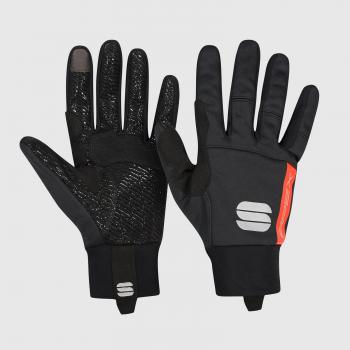 Guantes Sportful Apex Windstopper con Logotipos Reflectantes Black