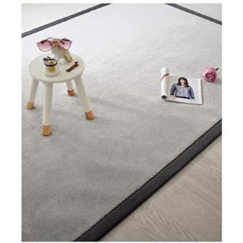 Alfombra Paillettes Star Gris - Soporte de Algodón Antracita - 160 x 230 cm
