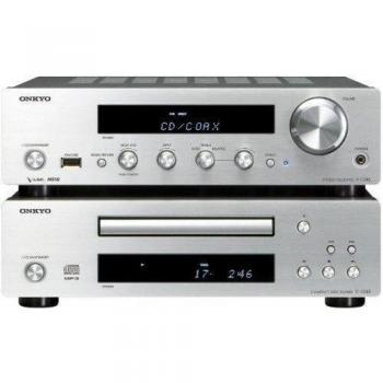 Onkyo PHA-1045 - Microcadena de 74W color plata