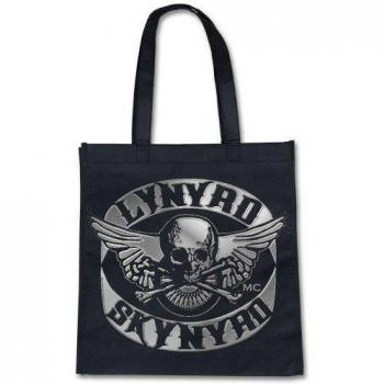 Lynyrd Skynyrd Biker Patch Tote Bag Negro/gris One Size