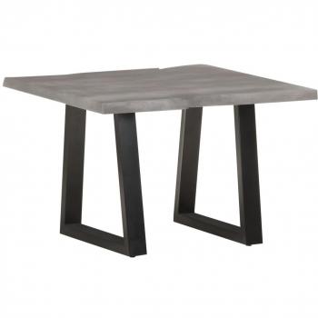vidaXL Coffee Table with Live Edges 60x60x40 cm Solid Acacia Wood