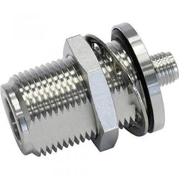 Adaptador Coaxial Hembra N a Hembra SMA 50 Ohm Telegärtner