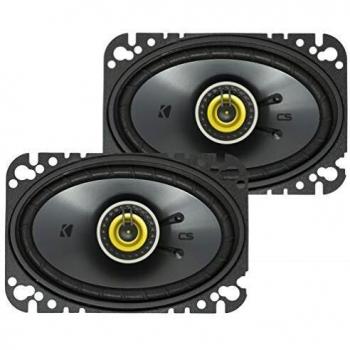 Kicker 4x6-Inch Neodymium 2-Way Coaxial Car Audio Speakers