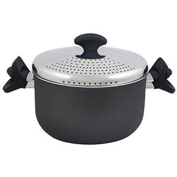 San Ignacio Gourmet Olla para Pasta, Aluminio, Gris, 20 cm