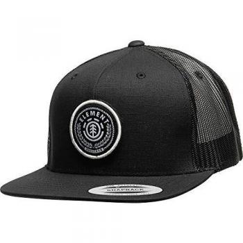 Element - Gorra para hombre, estilo snapbackRecruit, color negro negro