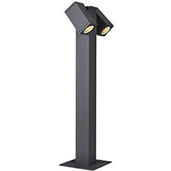 Baliza Jardín SLV THEO PATHLIGHT Doble 2x7W IP44 Antracita