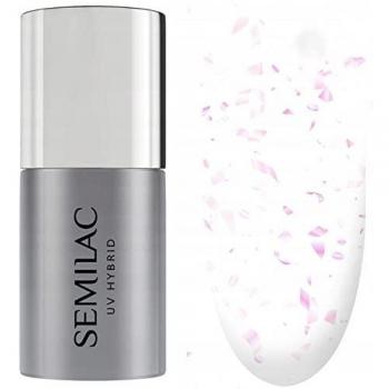 Top Coat Semipermanente Sin Limpieza Semilac T22 Copos de Flores 7ml