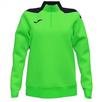 Sudadera de fútbol Joma Championship VI mujer verde flúor-negro