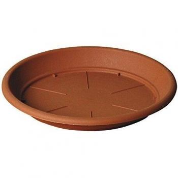 Sottovaso in polipropilene colore cotto cm20 01011
