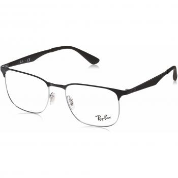 Ray-Ban RX6363 2861 - Gafas Graduadas para Hombre Negras