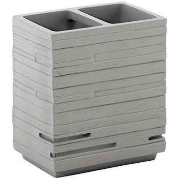 Gedy QU980200300 Portacepillos, 6.5x10x11.2 cm