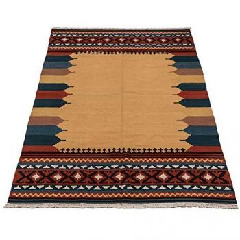 Kilim India Hecho a Mano Original Diseño 122x69 cm
