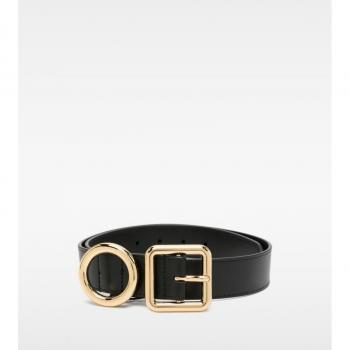 Jacquemus Women's Regalo Leather Belt - Black - Size 85 CM