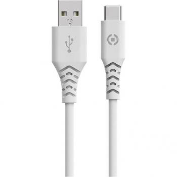 Cable USB-C a Lightning 1.5m MFi Celly Grs Blanco