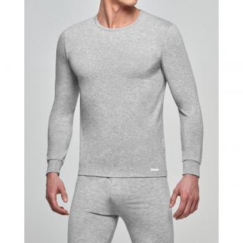 Impetus - Camiseta interior térmica de hombre en gris de manga larga