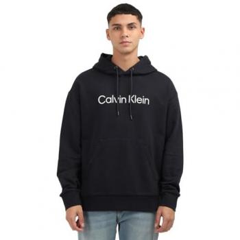Calvin Klein Hero Logo Comfort Hoodie for Men, Blue, Size L