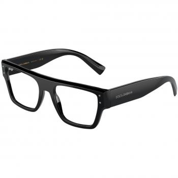 Dolce & Gabbana DG3384 501 Men's Eyeglasses Black Size 52 - Frame Only - Blue Light Block Available