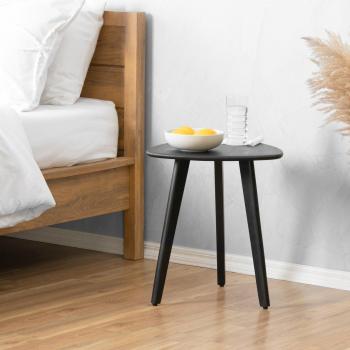 Armstrong Side Table - Black, Solid Mango Wood, End Table
