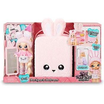 Giochi Preziosi - NA! NA! NA! Surprise Playset Mochila y 1 muñeca, rosa